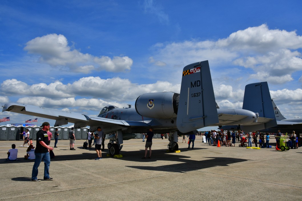 Rear Profile of the A-10 Thunderbolt II