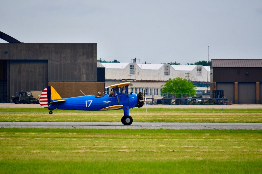 Landing in Blue and Yellow