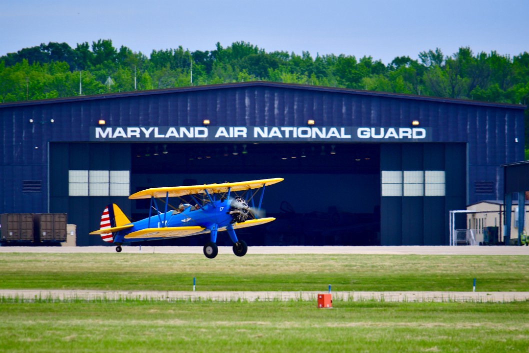 MD Air National Guard Hangar Behind