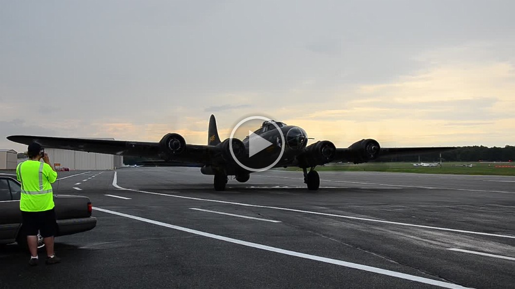 Engines On, B-17 on the Move