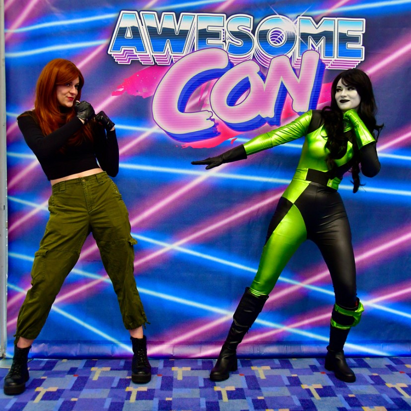 Kim and Shego Squaring Off 1