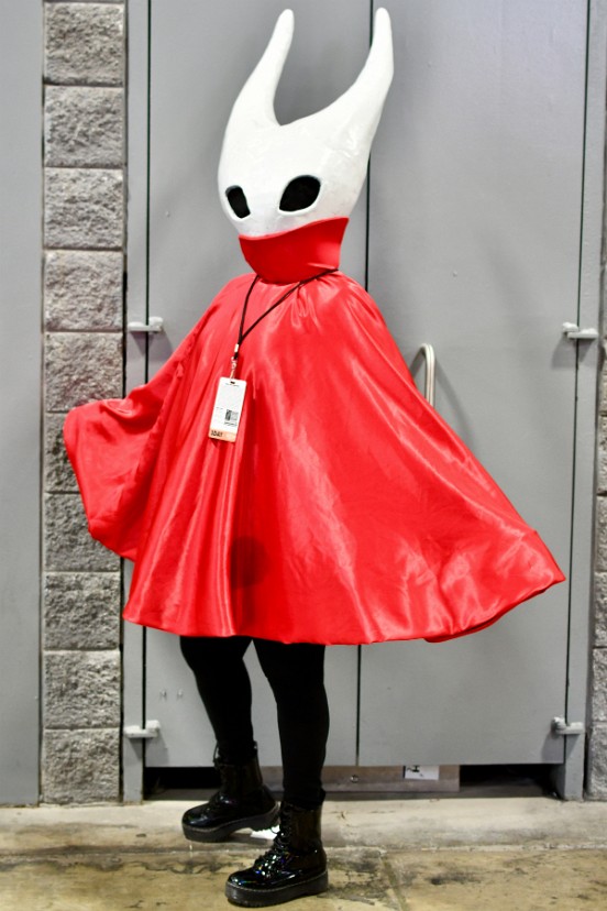 Hornet From Hollow Knight in Her Red Cloak 1