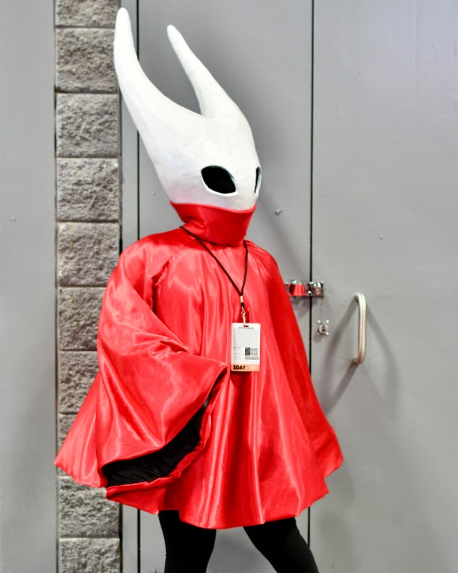Hornet From Hollow Knight in Her Red Cloak 2
