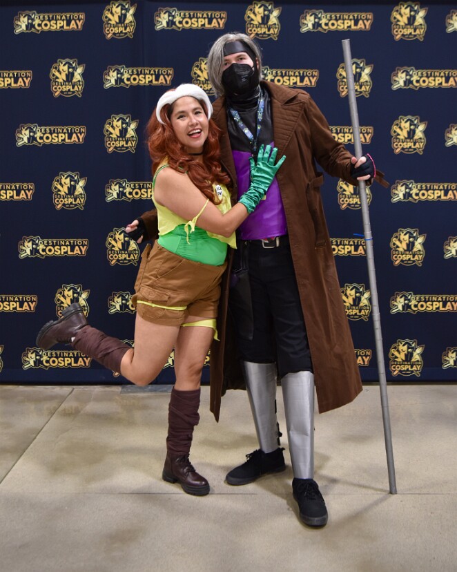 Rogue and Gambit Hanging Out 1