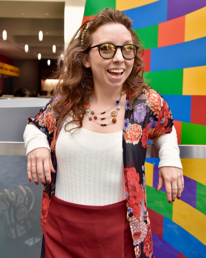 Rainbow Wall and a Fabulous Human 2