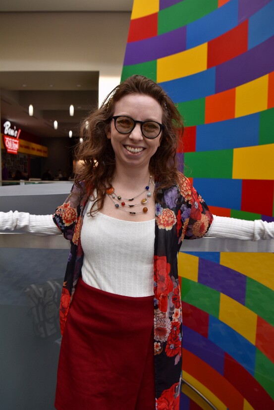 Rainbow Wall and a Fabulous Human 3