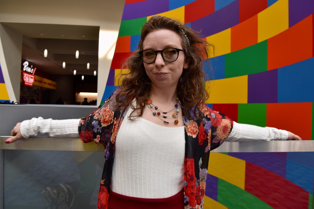 Rainbow Wall and a Fabulous Human 4