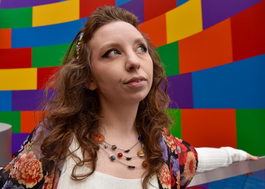 Rainbow Wall and a Fabulous Human 6