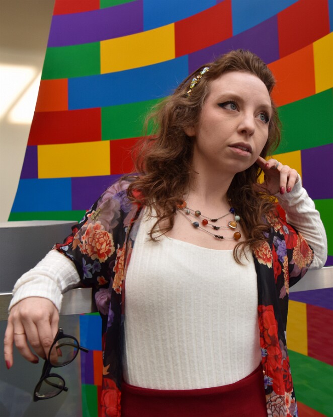 Rainbow Wall and a Fabulous Human 7