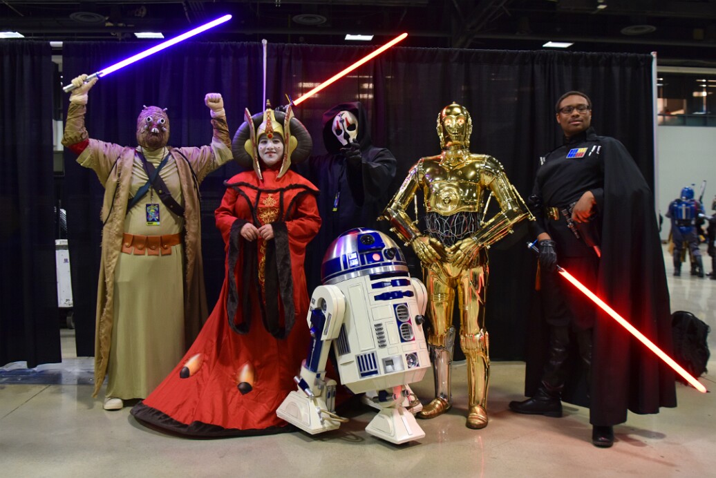 Gathered Around the Droids