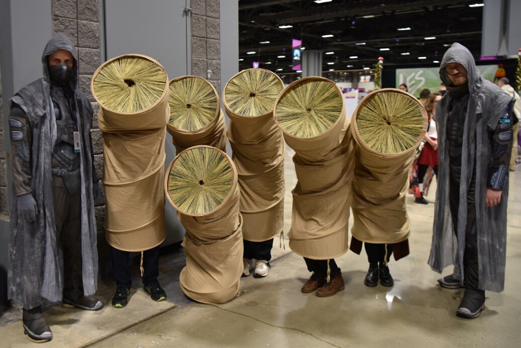 A Pair of Fremen and Their Worms