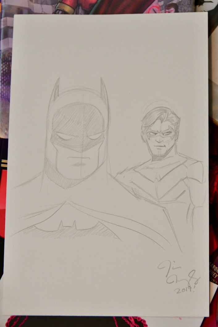Batman and Nightwing Drawn by Tim Murphy