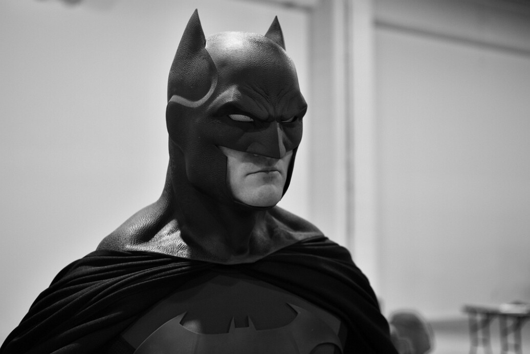 Dark Knight in Black and White