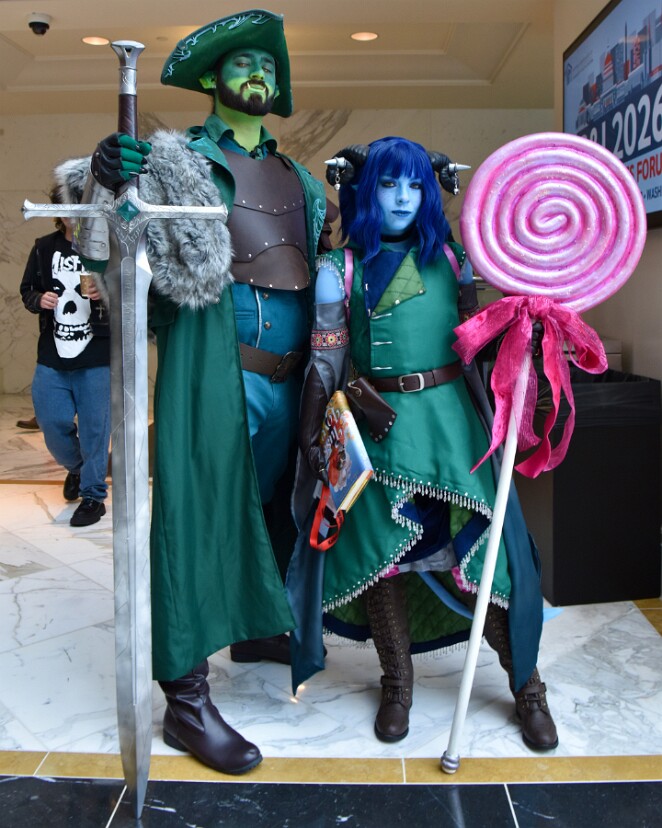 Fjord Stone and Jester Lavorre of the Mighty Nein 1