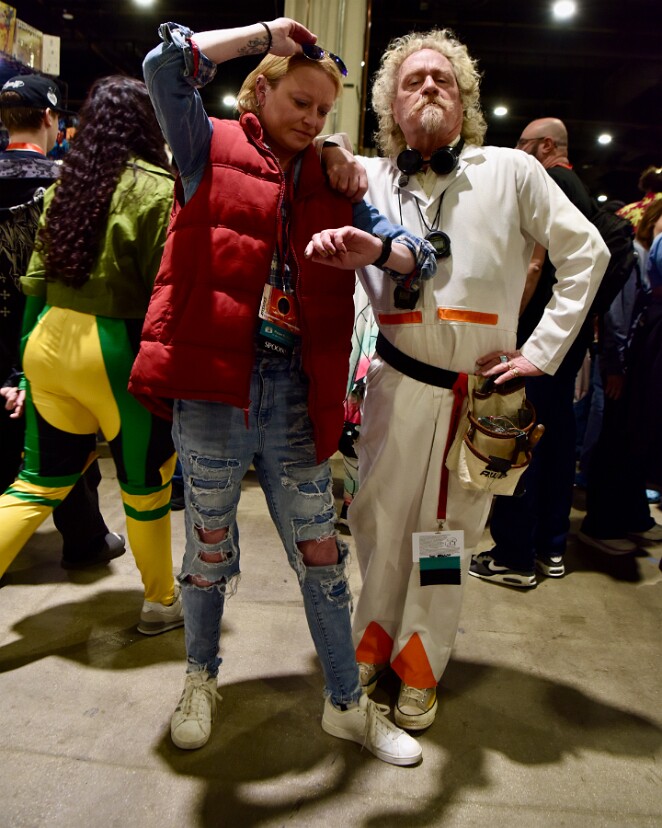 Marty and Doc Making Time for Me