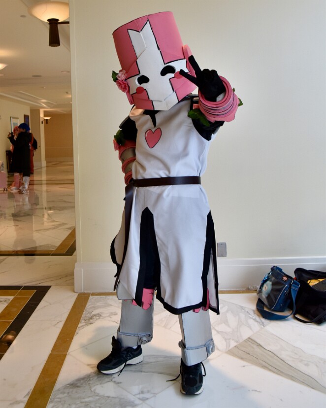 The Friendly Pink Knight From Castle Crashers