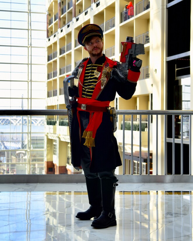 Decorated Commissar With Bolt Pistol and Chainsword