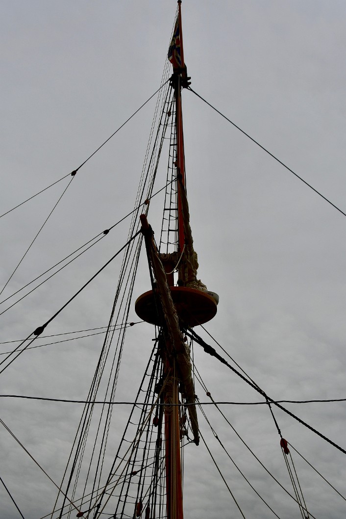 Main Mast on Jamestown Settlements Godspeed