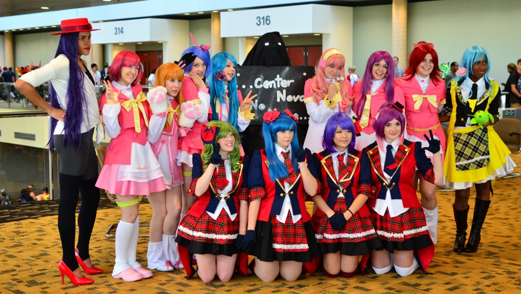 Characters From the AKB0048 Series Smiling Proud Characters From the AKB0048 Series Smiling Proud