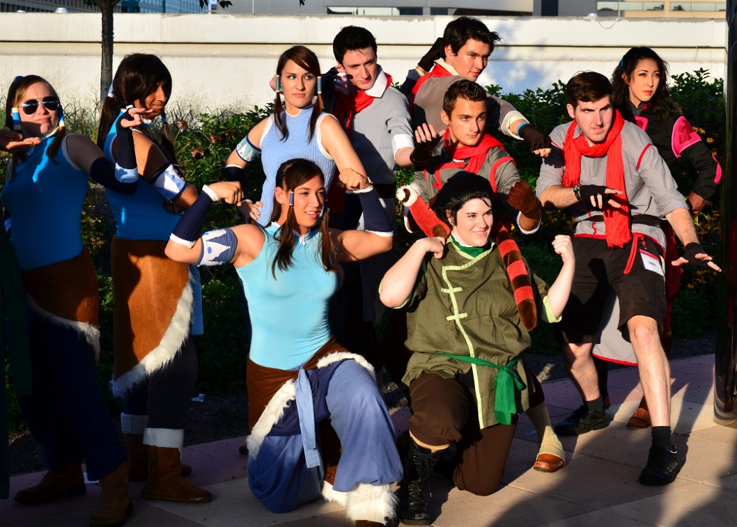 Korras With Mako, Bolin and Others Korras With Mako, Bolin and Others
