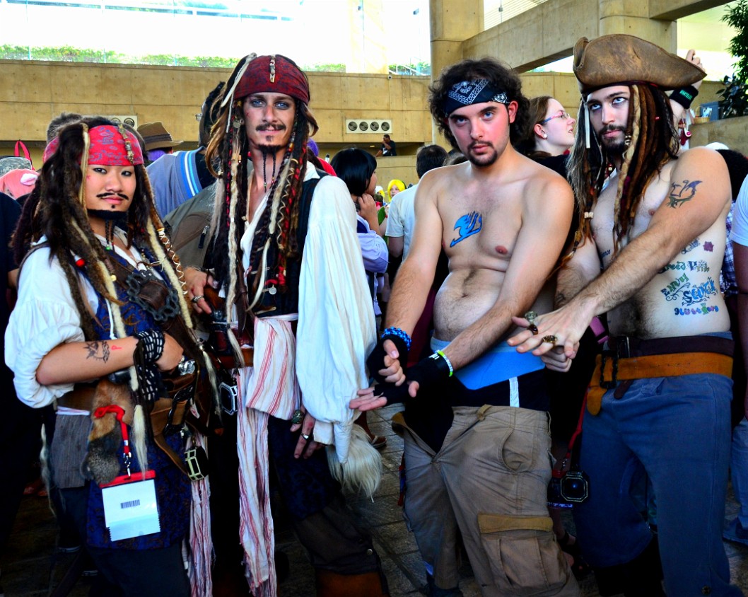 Four Jack Sparrows Four Jack Sparrows