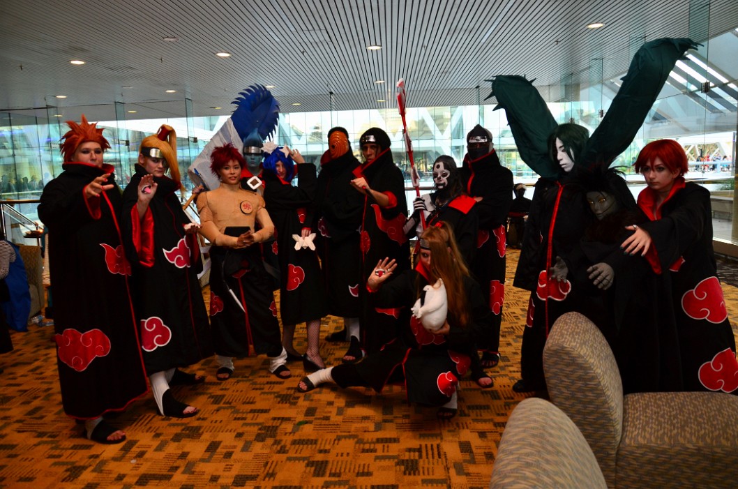 The Akatsuki Group From the Naruto Series Gathered Together Strong The Akatsuki Group From the Naruto Series Gathered Together Strong