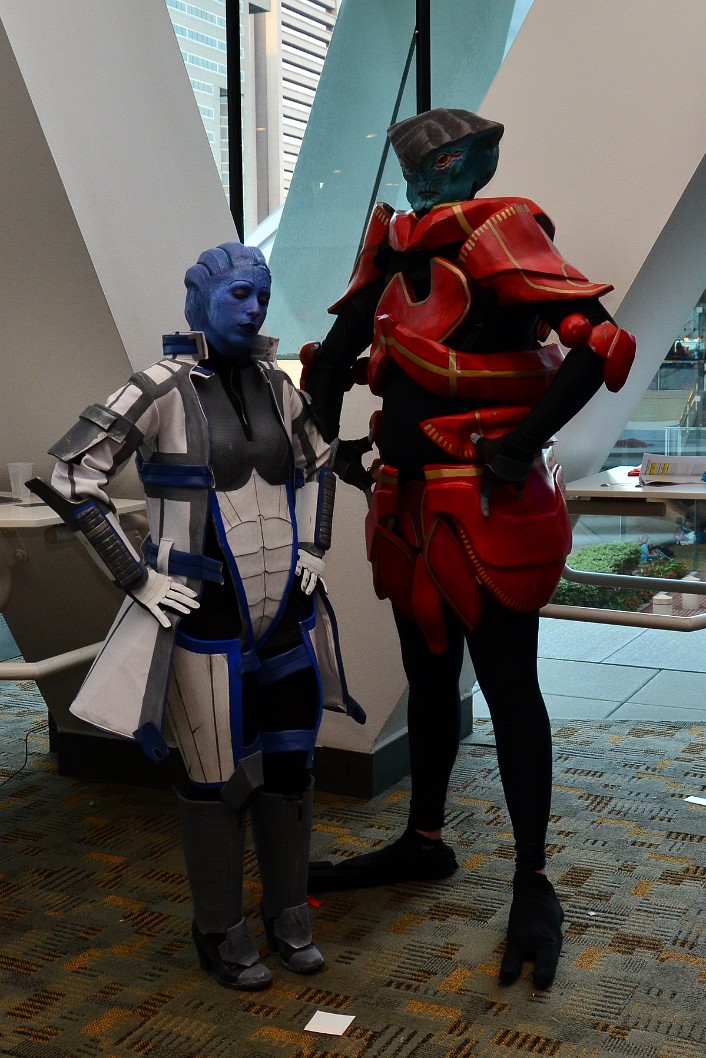Liara T'Soni and Javik From Mass Effect 3 Liara T'Soni and Javik From Mass Effect 3