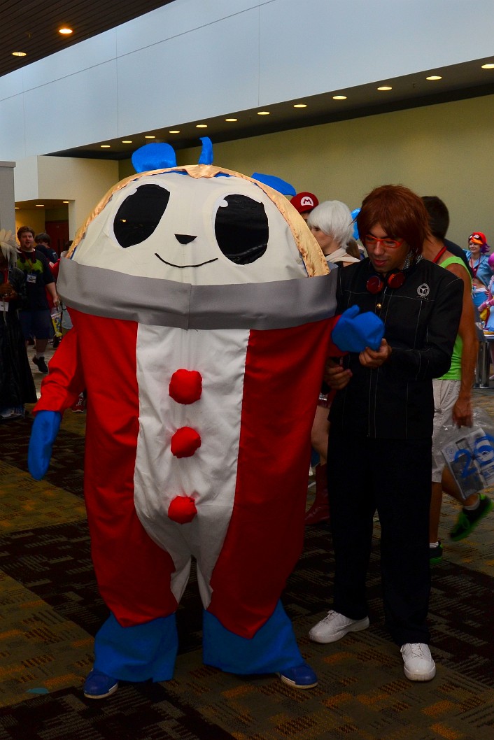 Teddie From Persona 4 Walking With a Minder Teddie From Persona 4 Walking With a Minder