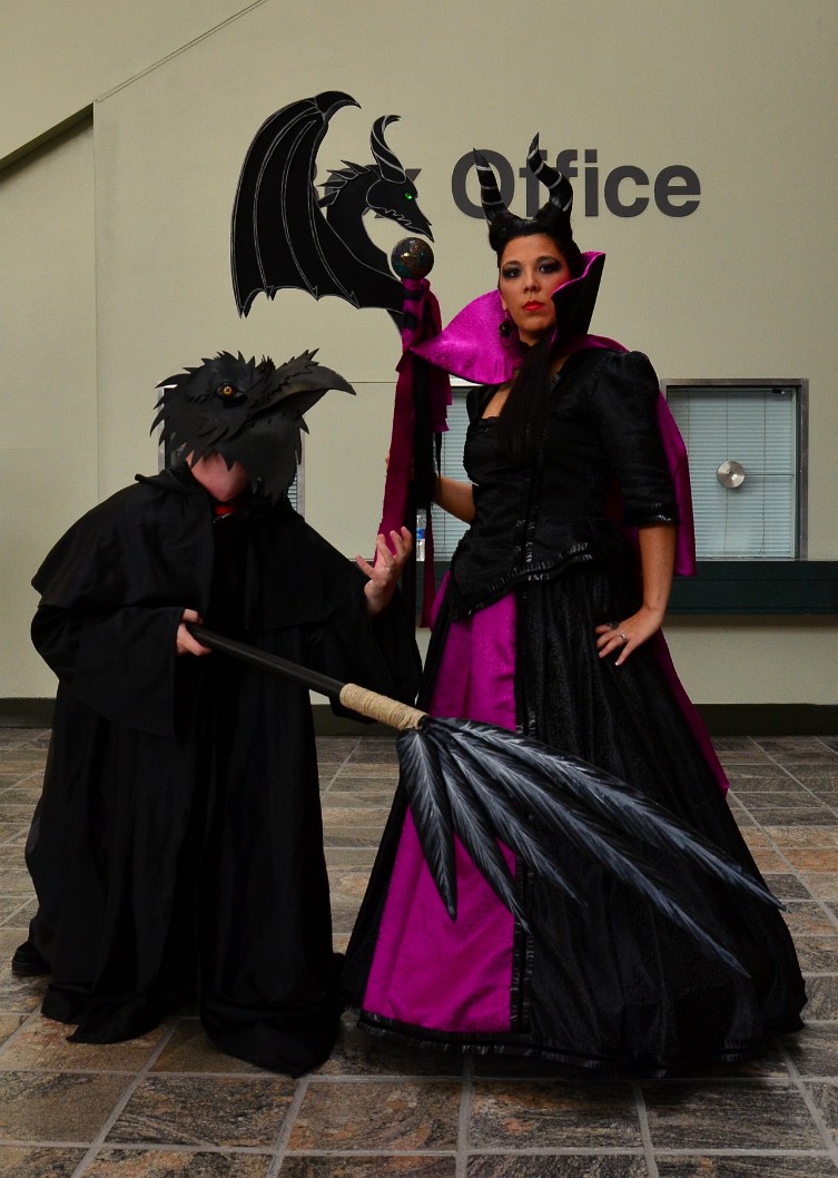 Diaval and Maleficent Looking Malicious Diaval and Maleficent Looking Malicious