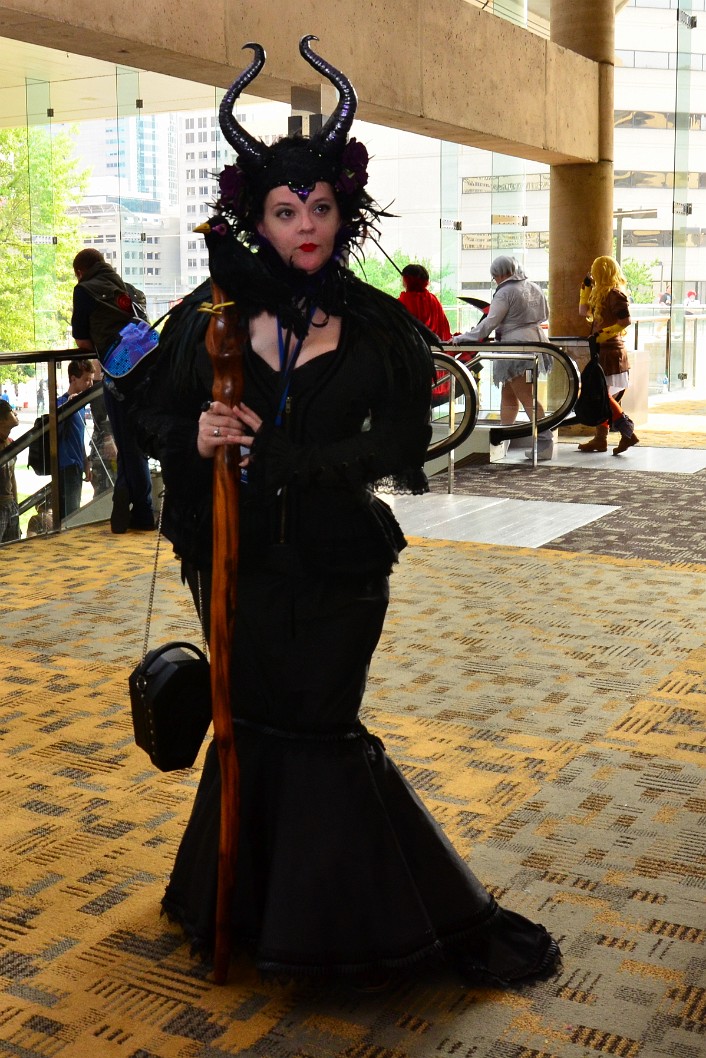 Maleficent and Crow Maleficent and Crow