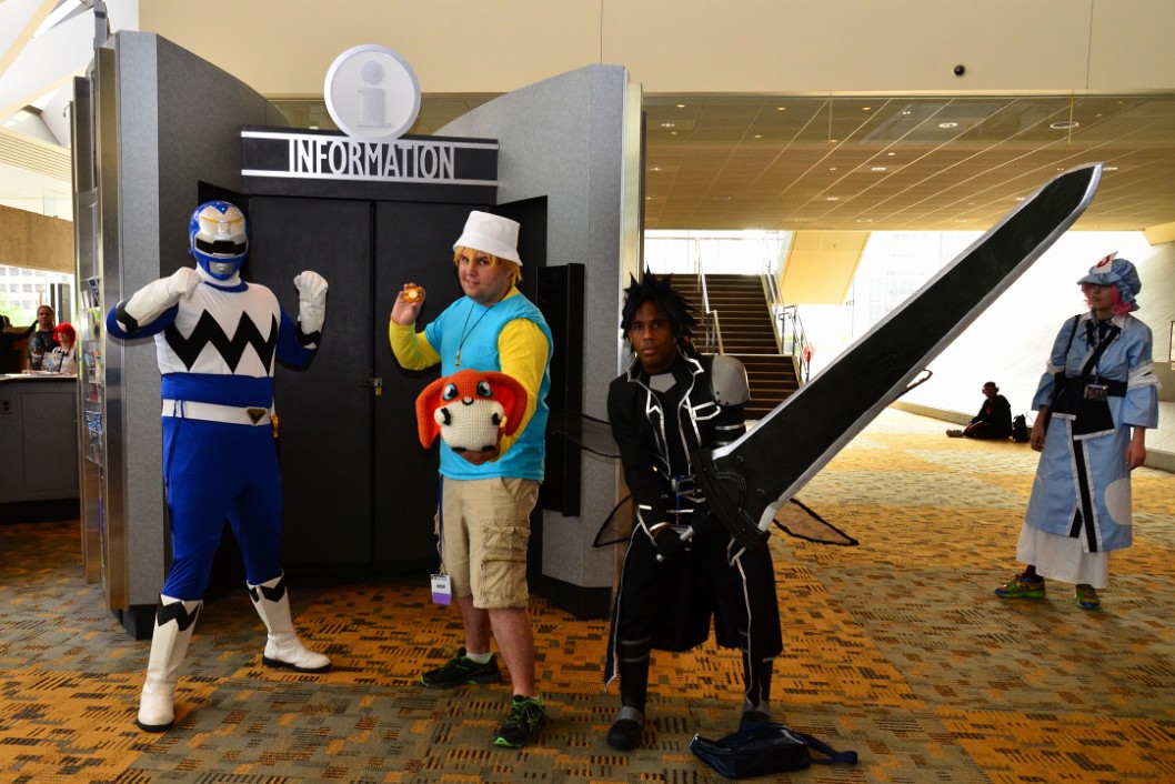 Blue Ranger, a Pokemon Trainer and Cloud Blue Ranger, a Pokemon Trainer and Cloud