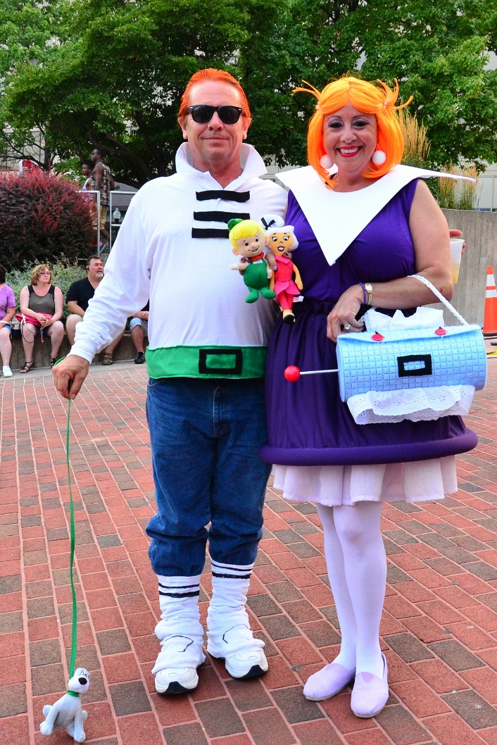 The Well Dressed George and Jane Jetson Out For a Stroll The Well Dressed George and Jane Jetson Out For a Stroll