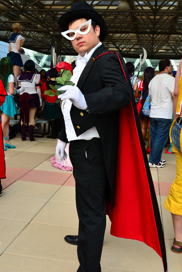 Tuxedo Mask With Rose in Hand Tuxedo Mask With Rose in Hand