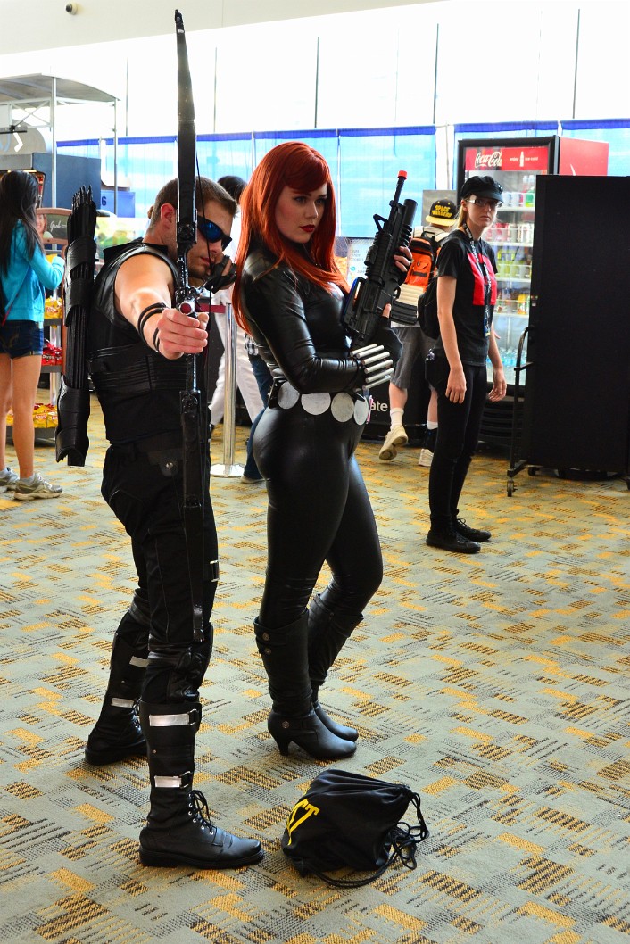 Hawkeye and Black Widow of the Avengers Hawkeye and Black Widow of the Avengers
