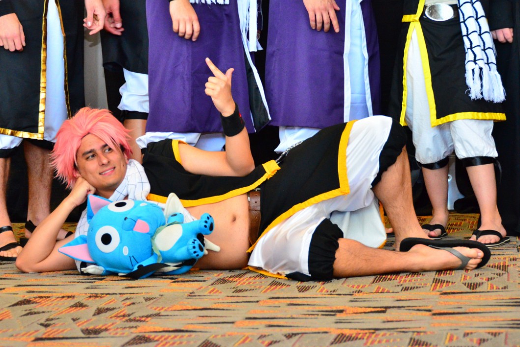 Natsu on the Ground With Happy Natsu on the Ground With Happy