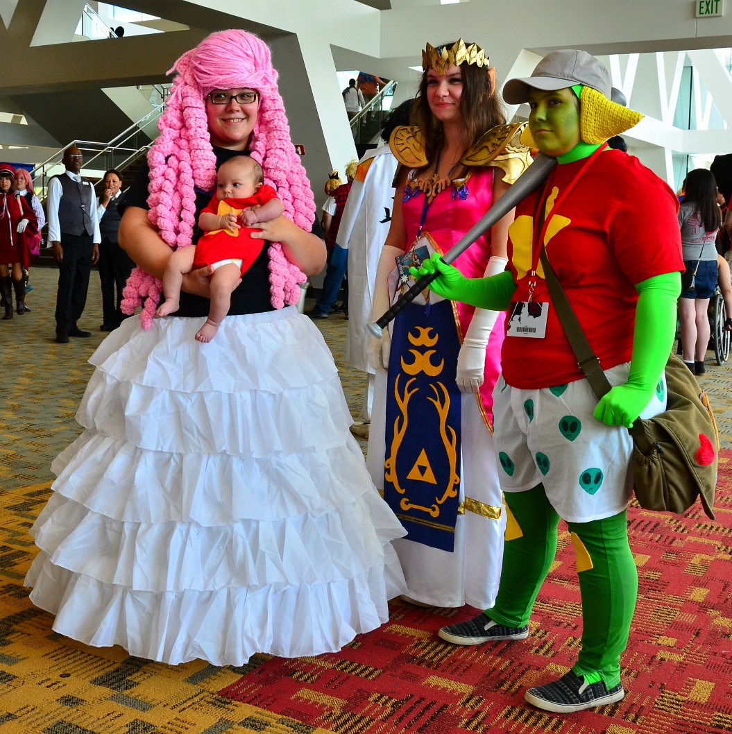 Rose Quartz and Steven, Princess Zelda, and Peridot Rose Quartz and Steven, Princess Zelda, and Peridot
