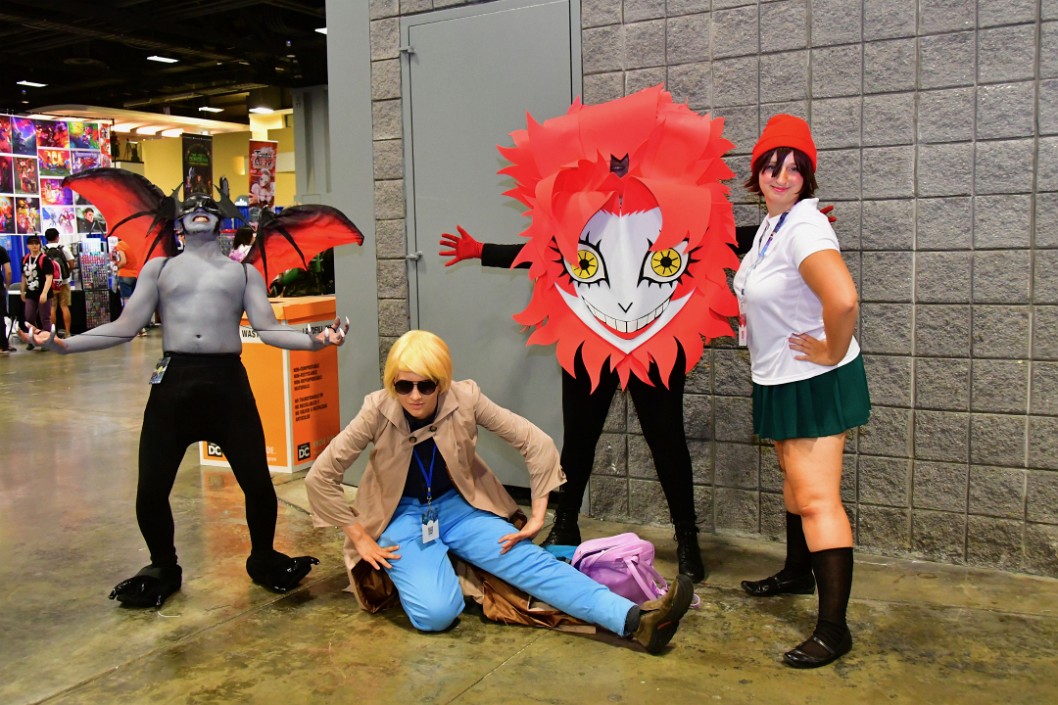 Devilman, Ryo, Psycho Jenny, and Miki Makimura Posing