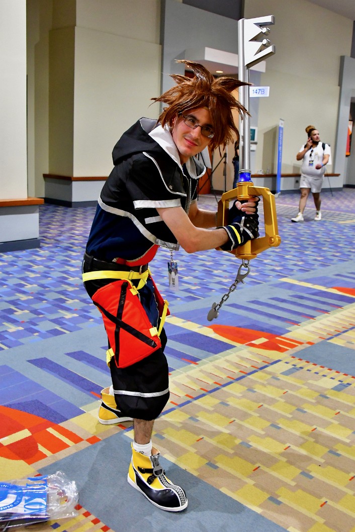 Sora Taking a Fighting Stance