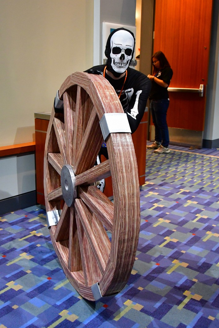 Skeleton and Wheel From Path of Exile