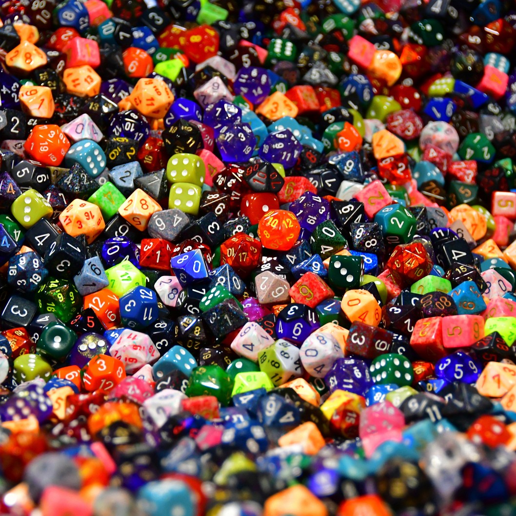 So Many Glorious Dice Thanks to Foambrain