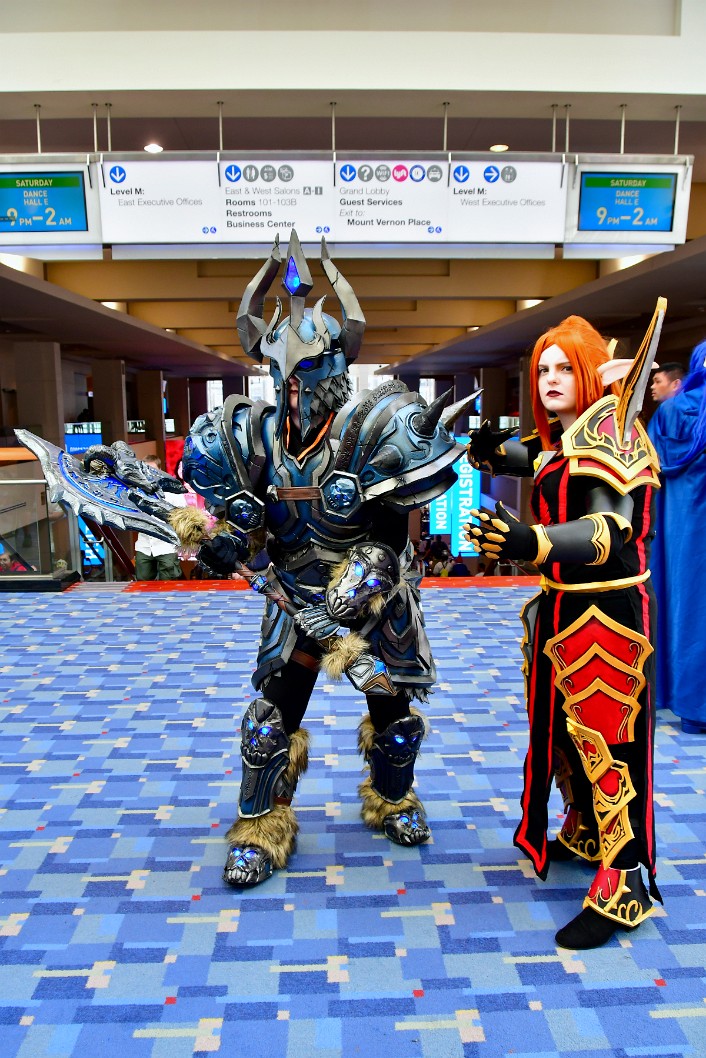 The Lich King and Sylvanus From World of Warcraft
