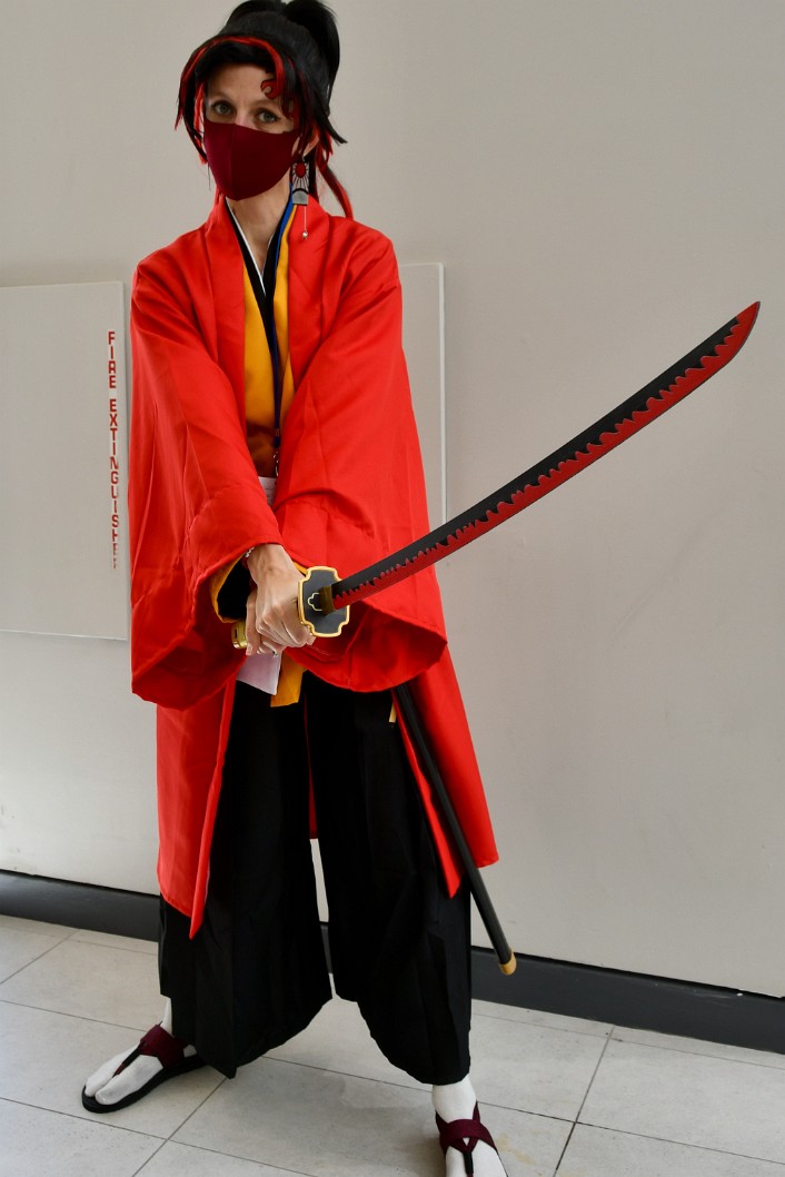The Legendary Yoriichi Tsugikuni With Nichirin Sword at the Ready 1
