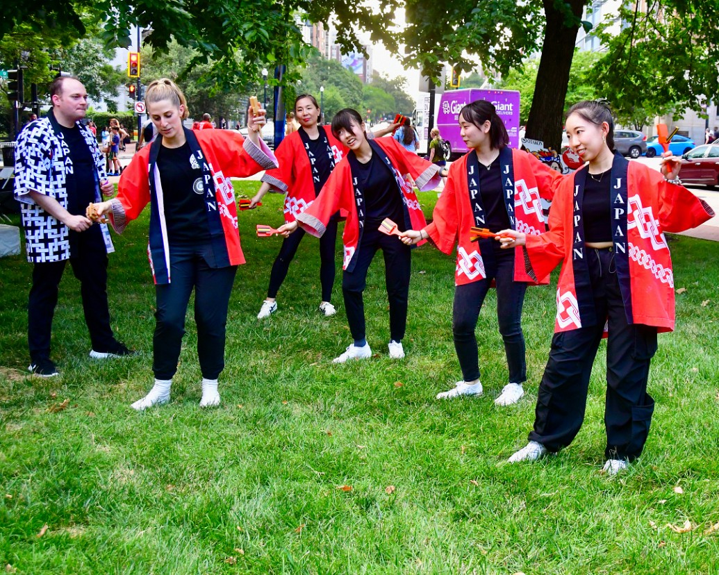 Embassy of Japan Practicing Their Dance Routine 1