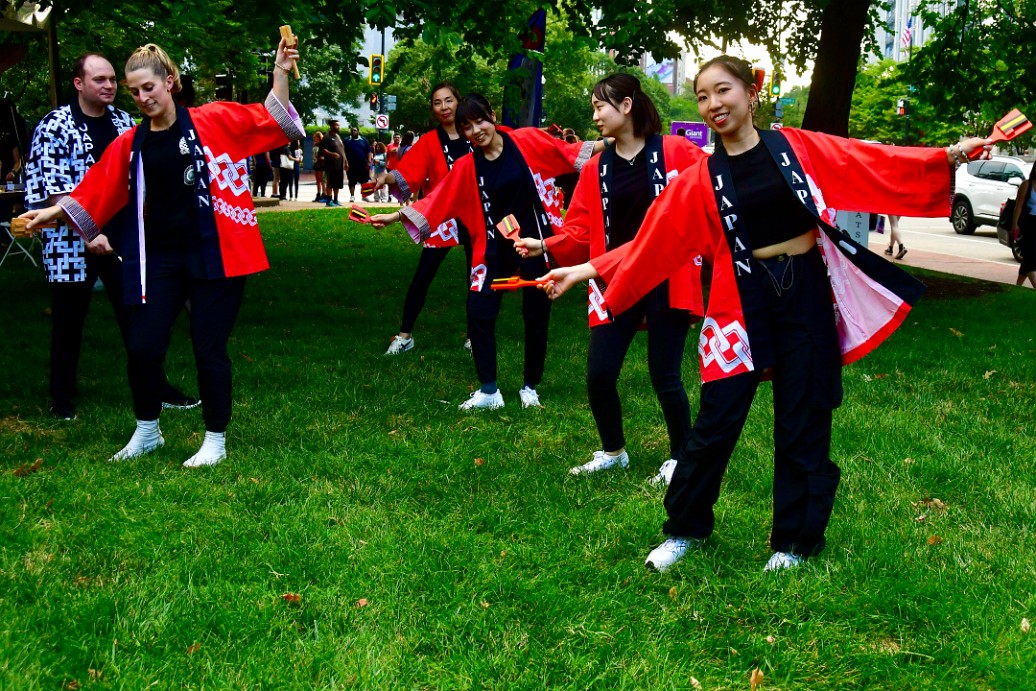 Embassy of Japan Practicing Their Dance Routine 4