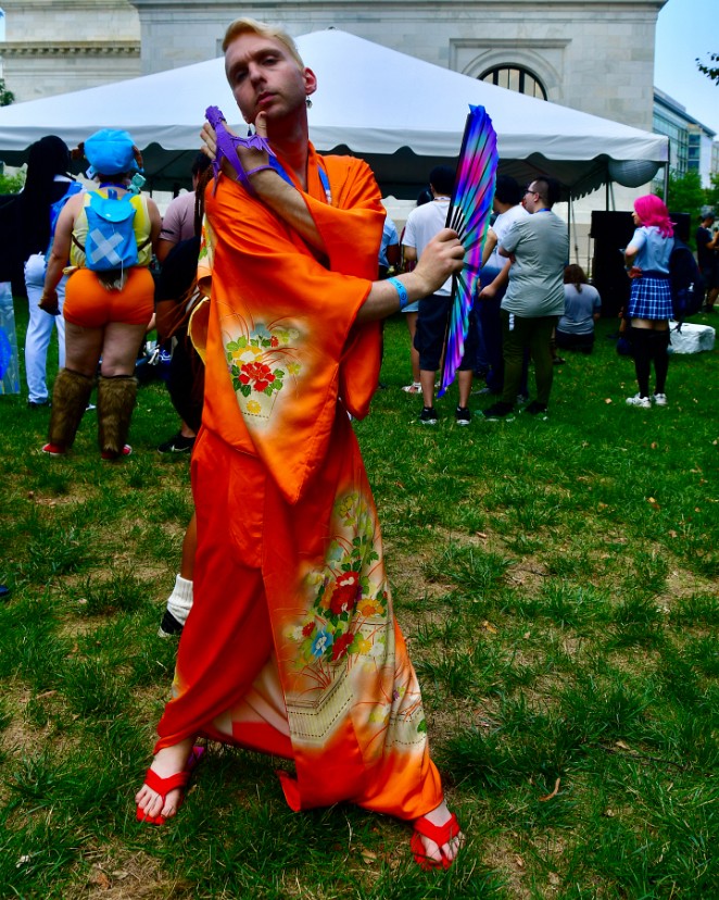 Excellent Kimono and Fan