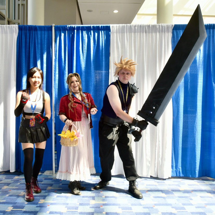 Tifa, Aerith, and Cloud Together 1