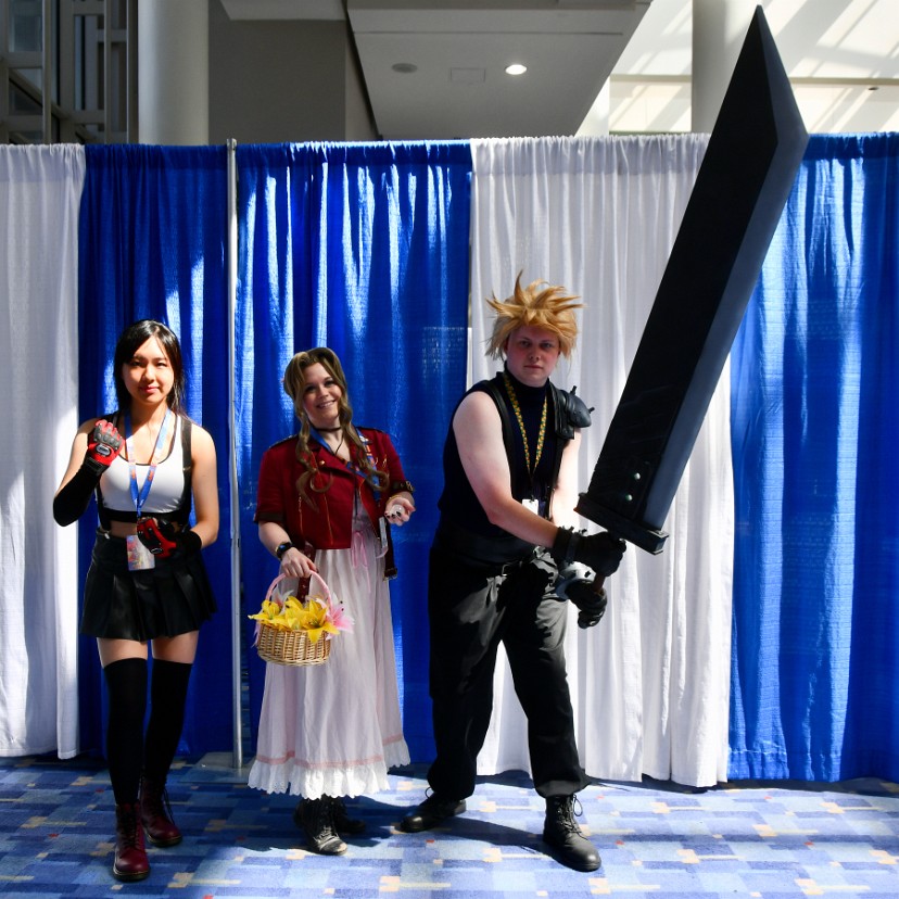 Tifa, Aerith, and Cloud Together 2